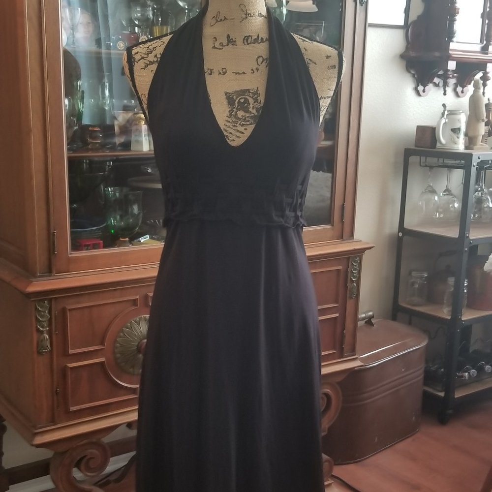 Max Studio black halter dress size xs